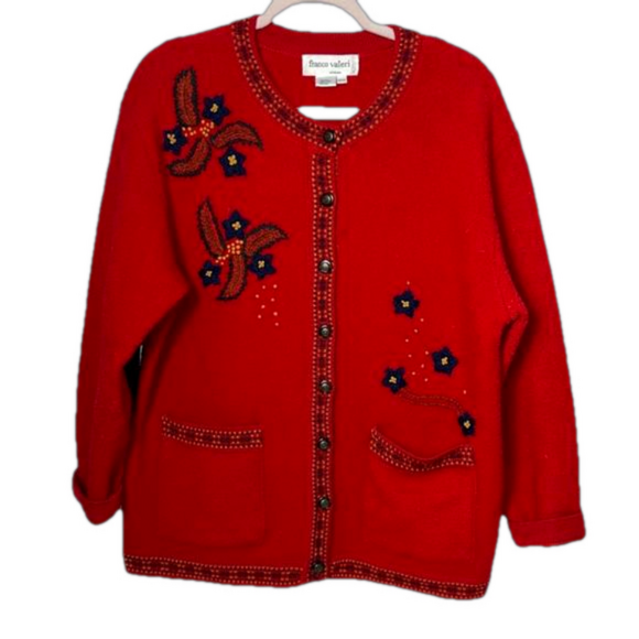 franco valeri Sweaters - Franco Valeri Vintage Wool Cardigan